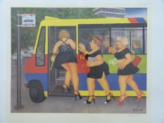 Beryl Cook signed print 