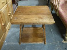 An oak occasional table (H55 x W61 x D61cm)