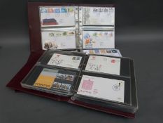 Three albums of GB first day covers,