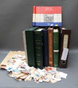 Eight albums of GB stamps