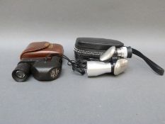 Carl Zeiss Turmon 8x pocket telescope and another by Bogaert