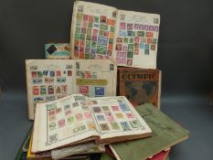 All-world stamps in albums, stockbooks,