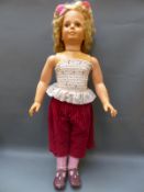 A child mannequin/doll with moving limbs and opening/closing eyes,