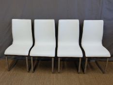 A set of four chrome,