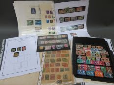 A box of albums, stockbooks, folders, sheets and stockcards, GB, Commonwealth, Europe and Foreign,