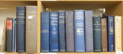 A quantity of Naval history interest books including Naval Warfare by Colomb, Nelson,