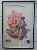 Framed film poster for 