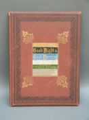 Lord Houghton Good Night & Good Morning Illuminated by Walter Severn. Day & Son.