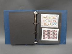 A Hagner album of mint blocks, mini sheets, booklets etc,