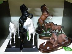 Six boxed Royal Doulton horses from the Spirit series including Wind, Wild Peace,