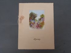 Queen Mary Christmas greeting card 1932, signed in ink Mary R 1932-3,