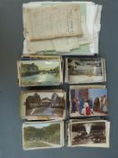 A collection of postcards to include English and overseas, Edwardian onwards,
