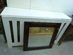 Radiator cover and mirror