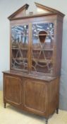 A 19thC mahogany bookcase,