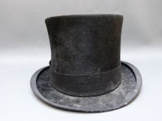 A silk top hat