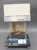 Oertling of London cased digital balance, model R40, last calibrated June 1983,