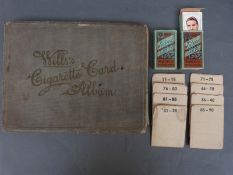 A quantity of cigarette cards including Radio Celebrities, Wild Flowers, World's Dreadnoughts,