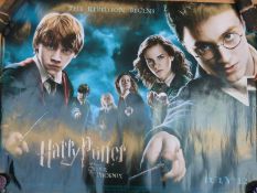 Three cinema advertising posters to include 'Harry Potter and the Order of the Phoenix',