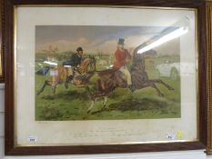 John Leach hunting print 'No Consequence',