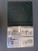 An album of approximately 230 mainly early 20thC Welsh topographical postcards, buildings,