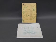 A signed original script for BBC 'The Onedin Line' episode 2 'Collision Course' signed by cast