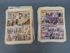 A collection of 1950's Eagle comic extracts 'Riders of the Range'