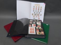 Four stockbooks containing a large collection of stamps from Switzerland, mint and used,