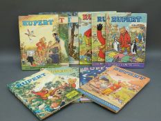 Mary Tourtel, a collection of 1970s Rupert Annuals (Daily Express, 1970-1979),