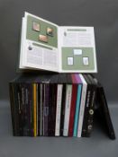 Royal Mail Special Stamps annual year books and Christmas stamps of Great Britain album 1966-79