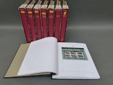 A collection of Stanley Gibbons Albums including Great Britain x4, Australia,