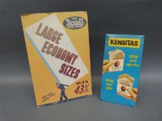 Kensitas and Rexall point of sale signs