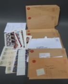 A quantity of modern GB stamps in blocks, including gutter pairs,