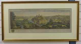 Framed print South West Prospect of Durham,