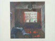 Bob Evans framed acrylic 