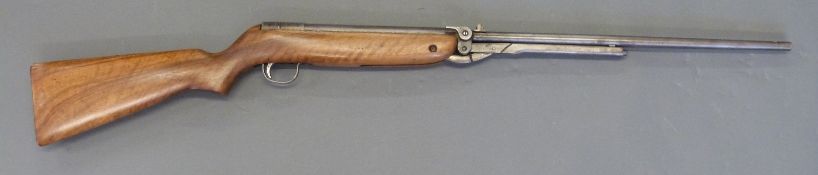 Webley & Scott Mk III .22 air rifle, serial number A7983.