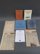 A quantity of RAF/aviation interest ephemera including Aero engineering data sheets,