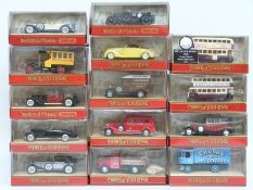 Fourteen Matchbox Models of Yesteryear diecast model vehicles,