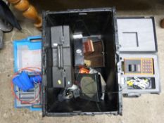 A box of environmental test equipment etc to include environmental and weather testing equipment,