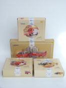 Four Corgi Classics limited edition diecast model fire engines and fire engine sets,