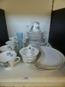 A quantity of Wedgwood ceramics in Green Leaf and Ceres patterns,