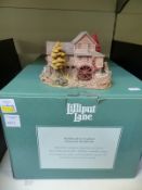Limited edition boxed large Lilliput Lane 'Harvest Mill' cert no.
