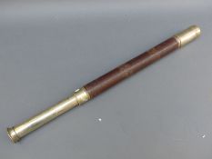 A Ross of London telescope No 34465 also marked made for J Gieve and Sons Ltd Portsmouth