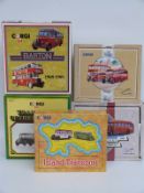 Five Corgi and Corgi Commercials diecast model bus sets comprising Barton D41/1,