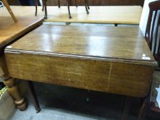 An oak Pembroke table,