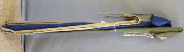 Salmon and trout fly fishing rods including Hardy Jet 7 weight, anonymous fly rod in Hardy bag,