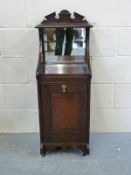 A mirror backed Victorian purdonium,