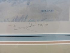 Two William Geldart signed limited edition prints (593/850) The Chase II 19 x 61cm and (147/850)