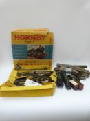 Hornby 0 gauge Goods Train set no 20 in original box together with a collection of Hornby Dublo 00