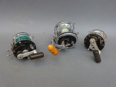 Penn Senator 6/6 multiplier big game reel and two Policansky multipliers