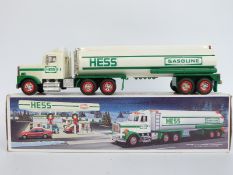 Hess Japanese battery operated model Toy Tanker Truck,